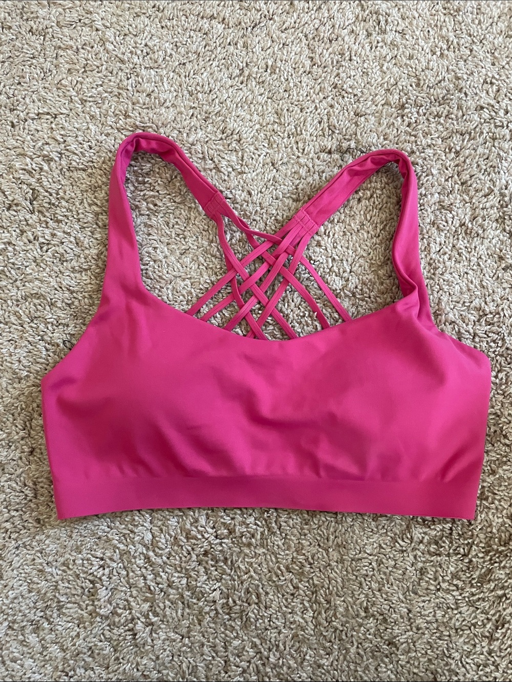 Lululemon flexyflex strappy yoga bra A-C S/M